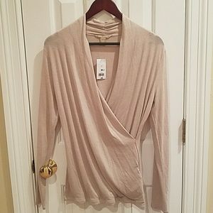NWT Banana Republic Tan shirt